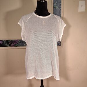 VTG 80s Netted Sleeveless Mens Shirt Size L/T431